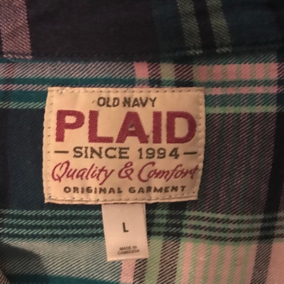 Plaid Button Down - Picture 2 of 2